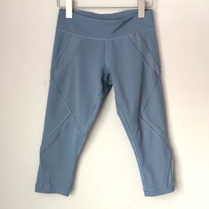 Lululemon Mesh Inset Cropped Leggings